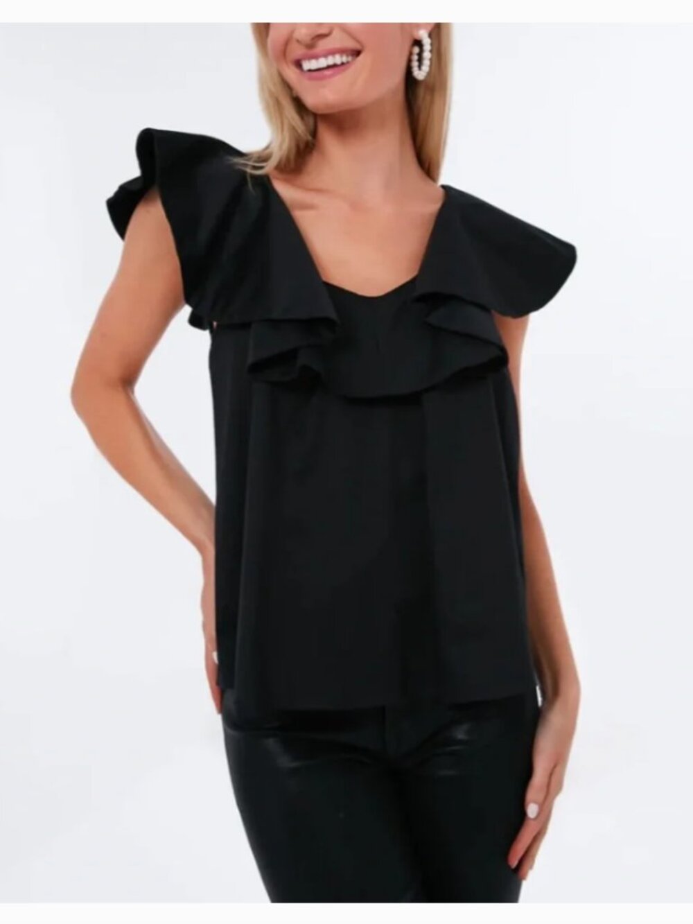 Tuckernuck Pomander Place Black Willabe Top